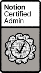 Badge Notion Certified Admin