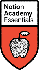 Badge Notion Academy Essentials