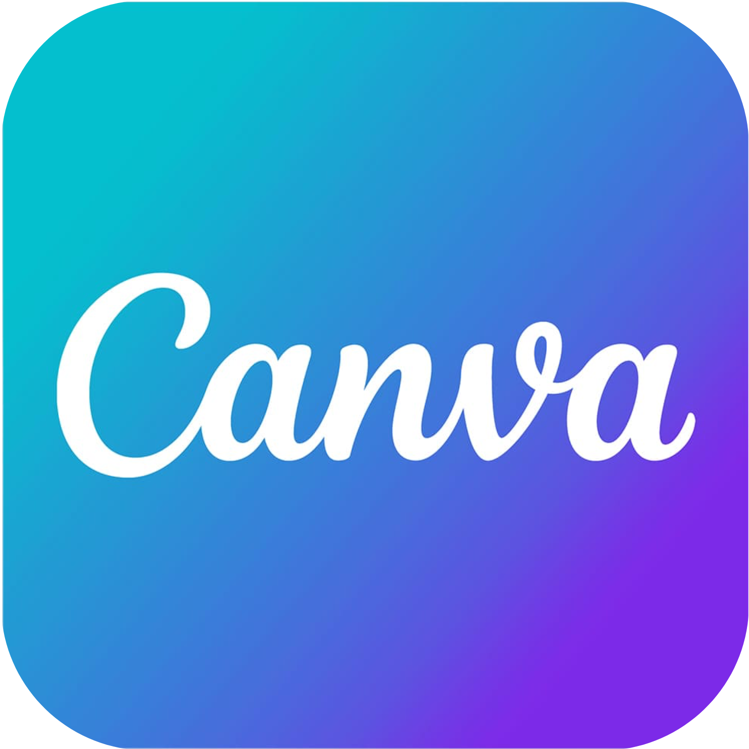 Logo officiel de Canva, plateforme de design graphique en ligne permettant de créer des visuels, présentations et supports marketing facilement.